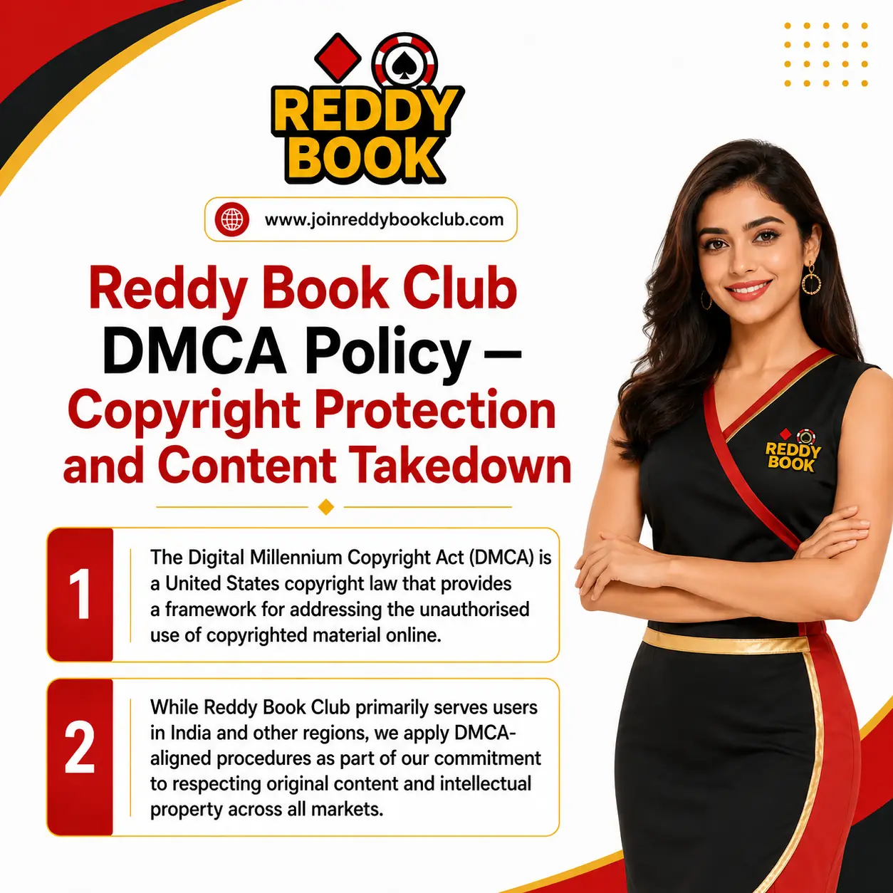 Reddy Book Club copyright protection hero visual