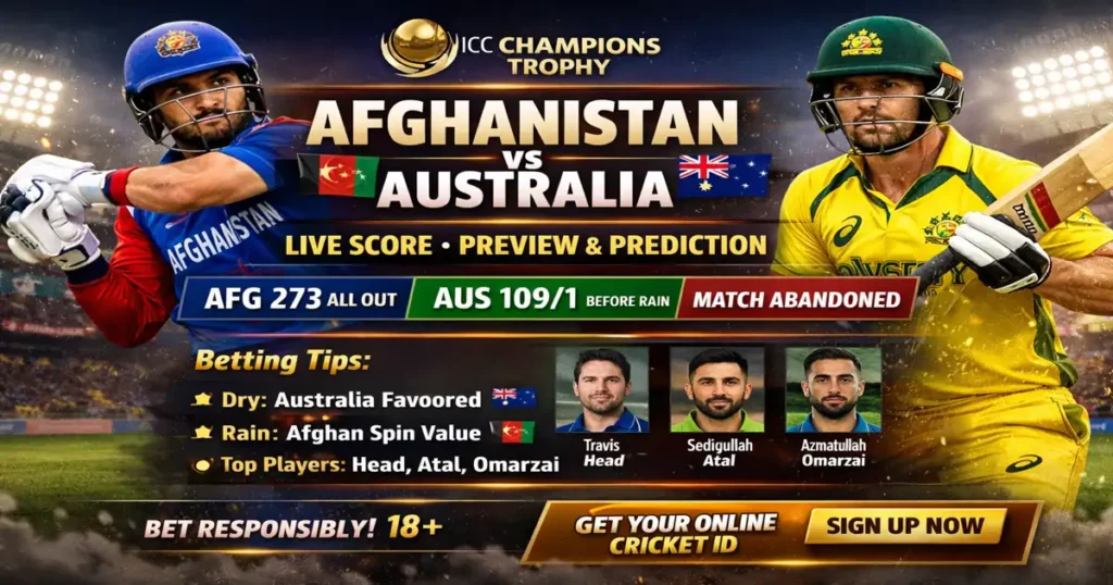 AFG vs Australia