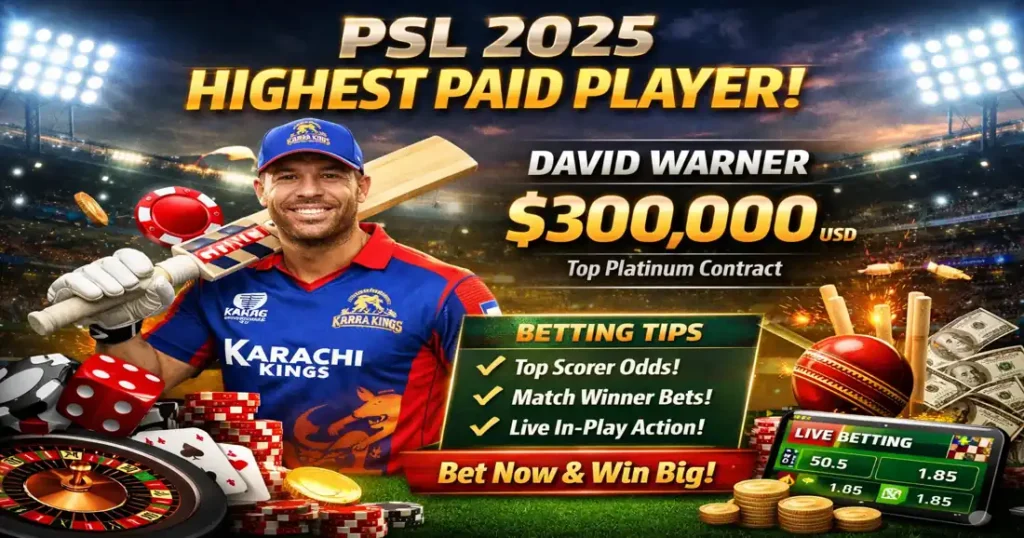 Highest Paid Player in PSL 2025