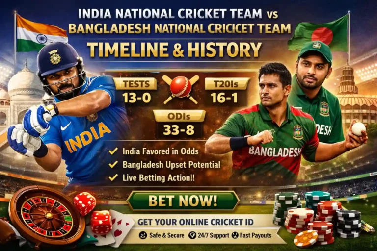 India National Cricket Team vs Bangladesh National Cricket Team Timeline