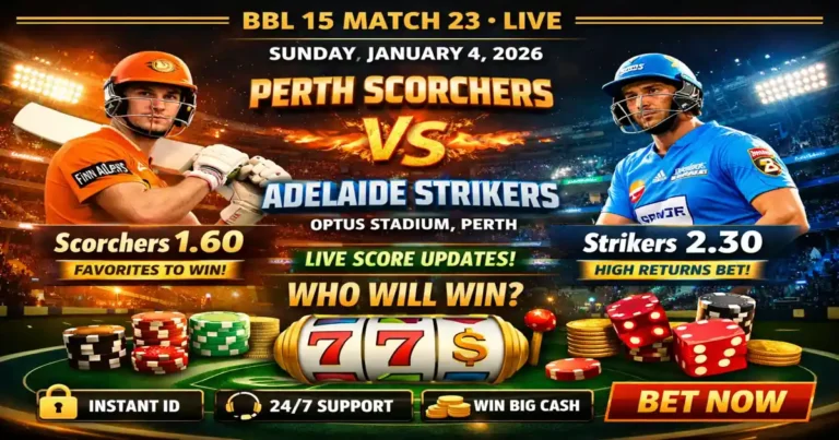 Perth Scorchers vs Adelaide Strikers