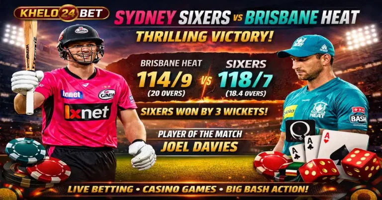 Sydney Sixers vs Brisbane Heat