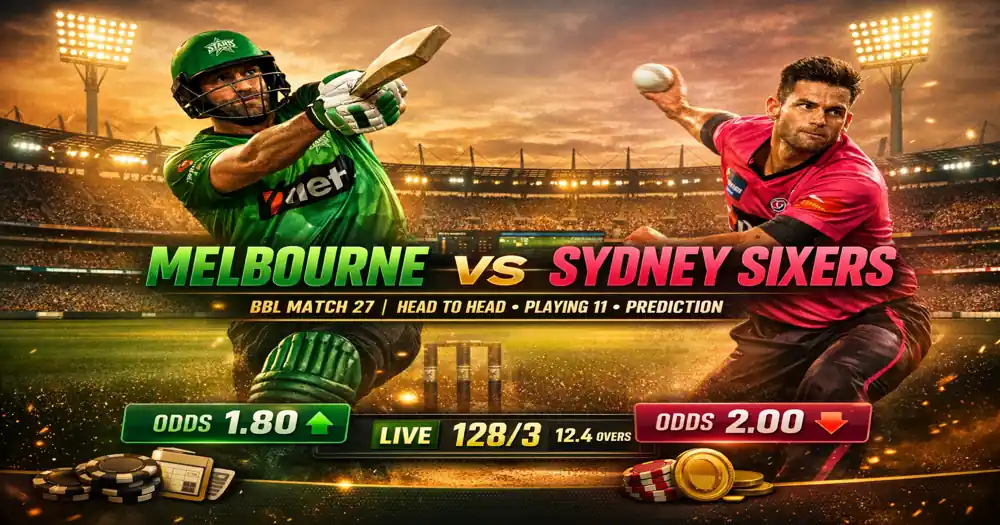 Melbourne Stars vs Sydney Sixers