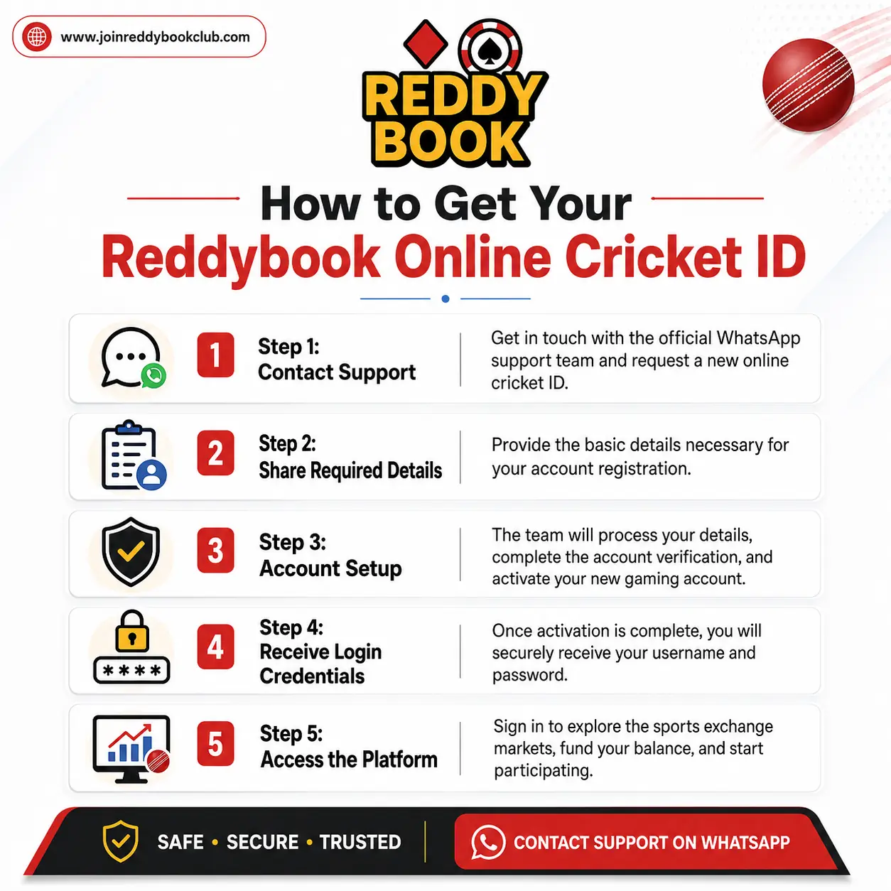 How to Get Your Reddybook Online Cricket ID