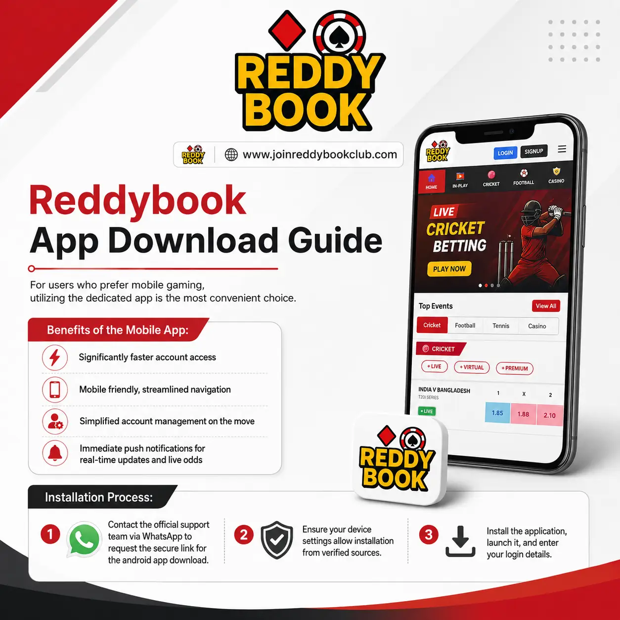 Reddybook App Download Guide