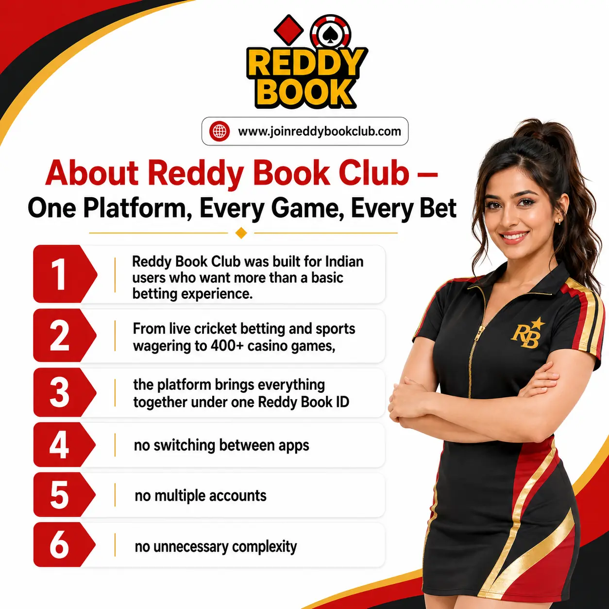 About Reddy Book Club - One Platform, Every Game, Every Bet