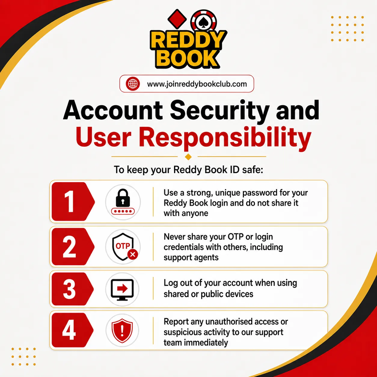 Account Security and User Responsibility